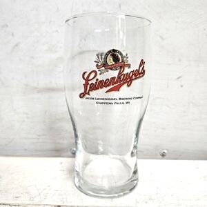 Leinenkugel Brewing clear pint beer glass Chippewa Falls Wisconsin